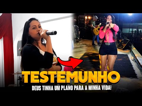 É DE ARREPIAR O TESTEMUNHO DESSA EX-CANTORA DE FORRÓ! DEUS TINHA UM PLANO PARA A MINHA VIDA!