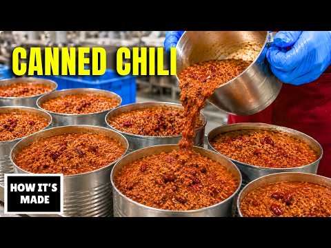 How Canned Chili Is Made - Why Americans Still Fight Over Beans