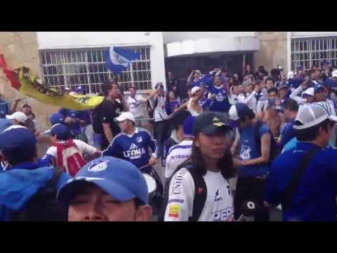 "CUMPLEAÑOS 67  MILLONARIOS COMANDOS AZULES DISTRITO CAPITAL" Barra: Comandos Azules &bull; Club: Millonarios