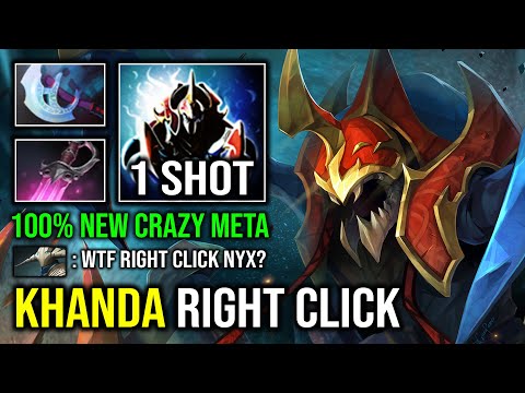 100% NEW META Right Click Universal Carry Nyx Assassin Khanda + Manta Style Invisible 1 Shot Dota 2