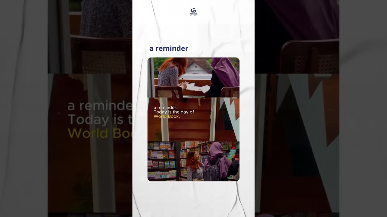 23 April 2025: Selamat Hari Buku Sedunia #booktube #worldbookday #terangsejati
