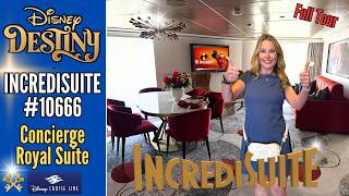 Disney Destiny "IncreadiSuite" #10666 | Concierge Royal Suite | Two Bedroom with Hot Tub Verandah
