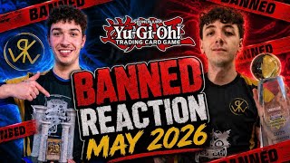 Yu-Gi-Oh! - BANNED REACTION MAY 2026!