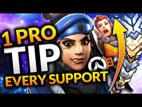 1 TIP for EVERY SUPPORT Hero from a TOP 500 PRO - Overwatch 2 Guide