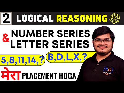 🛑Lecture 2 - Number Series & Letter Series | Logical Reasoning | Mera Placement Hoga