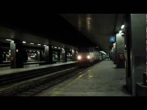 E656.063 in partenza con l' ICN 35955 Roma Termini - Siracusa/Palermo Centrale (video in HD)