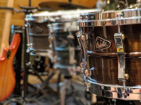 Oriollo Snare Samples with Samsun Cymbals