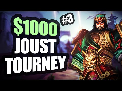 $1000 Joust Tournament Game #3 Barra's Famous Horse Team!!- Smite