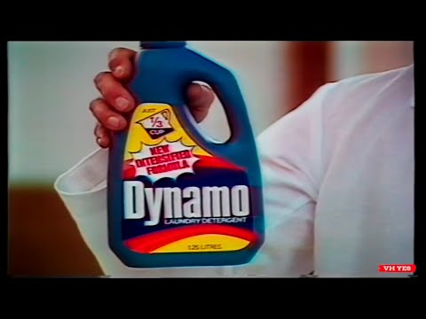 Dynamo Laundry Detergent - Better than ever on really tough stains - Australian TV Commercial (1983)