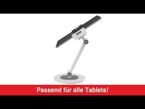 Artikelvideo 1 für Neomounts Tablet-Halterung DS15-540WH1 weiß für 1 Tablet, Tischständer, Artikelnummer 677181