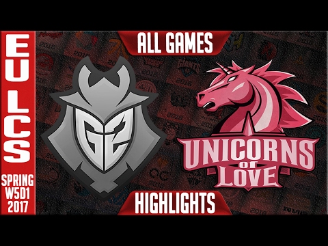 G2 vs Unicorns of Love All Games - EU LCS W4D3 Spring 2017 - G2 vs UOL All Games