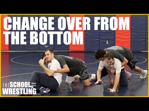 Change Over From The Bottom Position - The School of Wrestling Technique