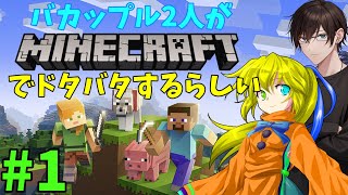 バカップル二人でこの世界をどう生きるのか #1【minecraft】