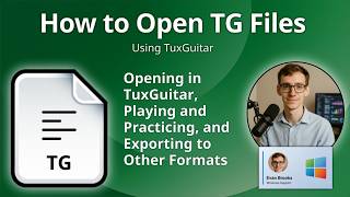 How to Open TG Files (TuxGuitar Tablature)