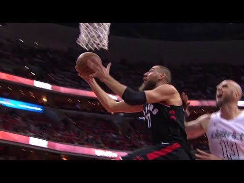 Raptors Highlights: Valanciunas Drives and Scores - April 20, 2018