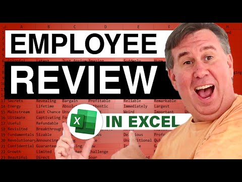 Excel - Employee Review: - Excel - Episode 1662