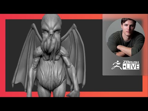 Sculpting Toys & 3D Printing: Cthulhu Design + Vegeta Toy Articulation - Ian Robinson - ZBrush