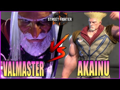🔥SF6🔥VALMASTER (JP) VS AKAINU (GUILE)🔥STREET FIGHTER 6 HIGH LEVEL MATCHES🔥
