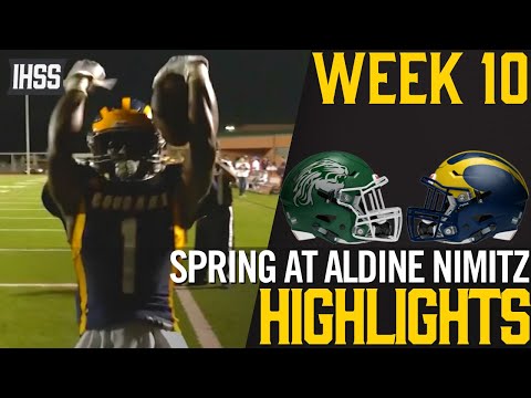 Spring at Aldine Nimitz - 2023 Week 10 Football Highlights