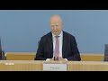 Pressekonferenz zum Strukturwandel in Kohlerevieren