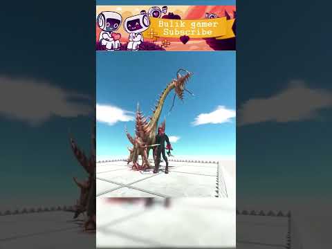 Alien Brachiosaurus Gene vs Kozarog Demon   #animalrevoltbattle #arbs #shorts