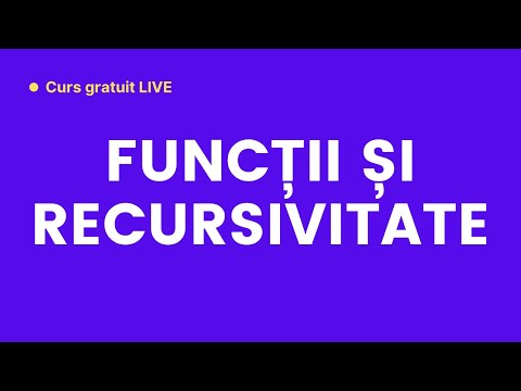 Funcții (subprograme) și Recursivitate pentru Bacalaureat - Cursul „Bac cu Brio” (ep. 6)