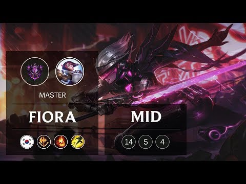 Fiora Mid vs Fizz - KR Master Patch 9.3