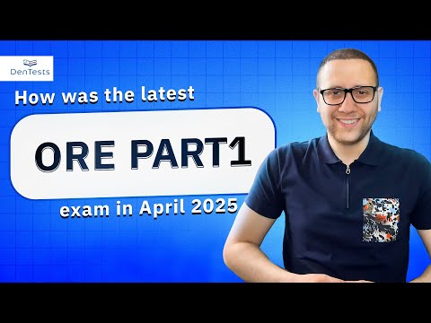How was the most recent ORE 1 Exam in April 2025 (What are the best way to study, What to focus on!)