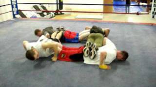 preview picture of video 'Claremont Boxing Club - 4 Man Push Up'