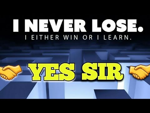💪I Never LOSE, I Either Win or I Learn 💫