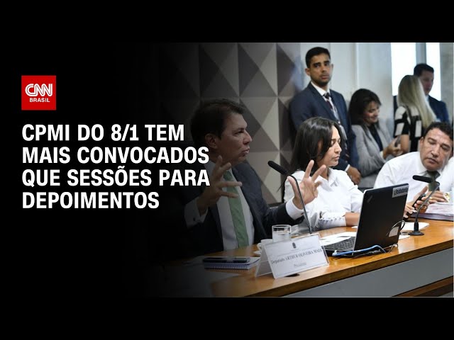 Na reta final, CPMI do 8/1 tem mais convocados que sessões para depoimentos