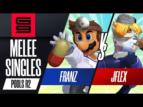 Franz (Dr. Mario) vs Jflex (Sheik) - Melee Singles Pools Winners Semi-Final  - Genesis 9