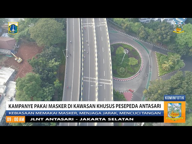 Kampanye PAKAI MASKER di Kawasan Khusus Pesepeda Antasari 