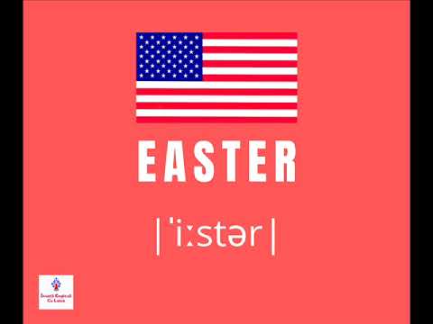 How to pronounce EASTER | British & American English #happyeaster
