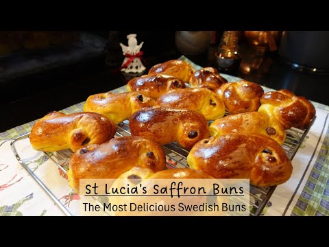 St Lucia Saffron Buns | The Most Delicious Swedish Christmas Buns #swedish #christmas