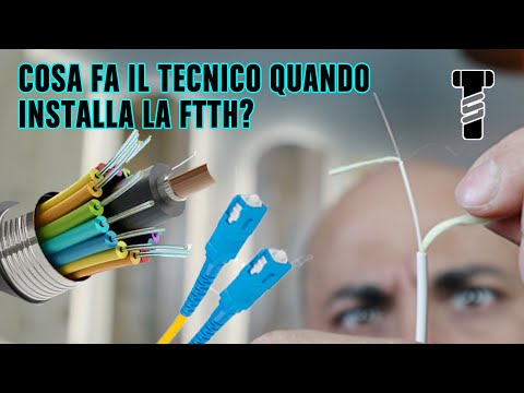 Cosa fa il tecnico quando installa la fibra FTTH a casa?