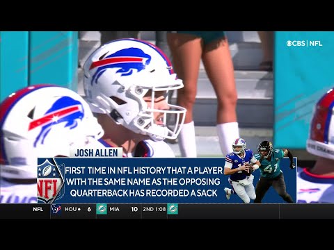 Josh Allen Sacked By... Josh Allen!