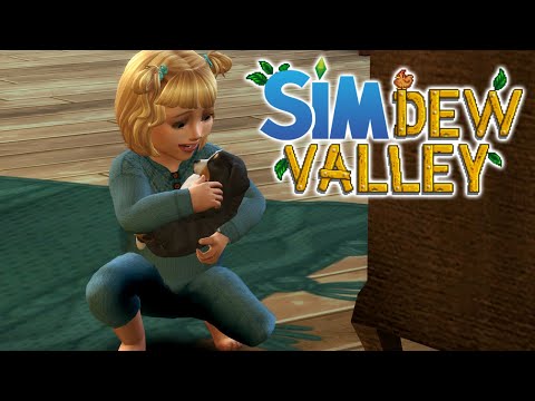 The Sims 4 🌱SimDew Valley Challenge🌱#33 - Urodziny Hani i nowy zwierzak na Farmie! 🎂🐶