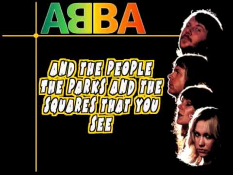 ABBA - I am the city ( lyrics )