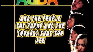 ABBA - I am the city ( lyrics )