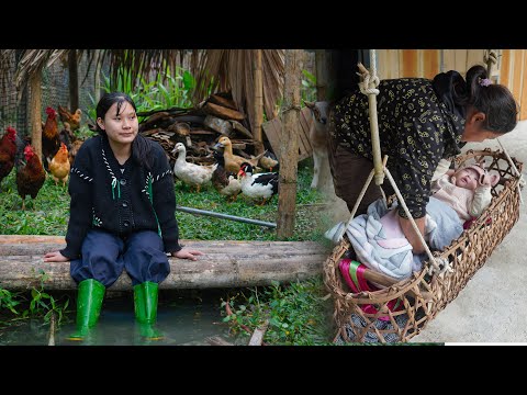 Yen and her mother rebuilt the bathroom - Grandma was overjoyed when Yen gave birth to a son.