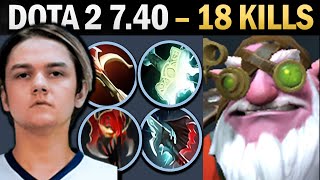 Sniper Pro Carry with Mjolnir and 1000 GPM - Dota 2 Gameplay