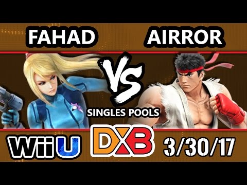 DXB 2017 SSB4 - Fahad (ZSS) Vs. Airror (Ryu) Smash 4 Tournament - Smash Wii U