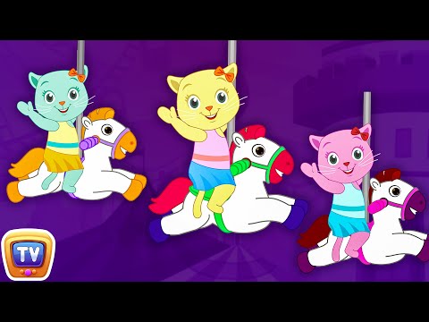 Three Little Kittens Went To The Theme Park - Nursery Rhymes by Cutians | ChuChu TV Kids Songs