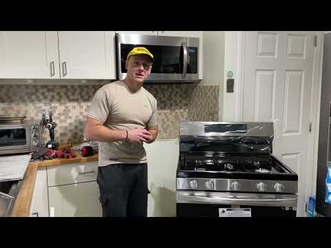 How to fully Install a Gas Range/Oven Safely + Samsung Range Setup & Review