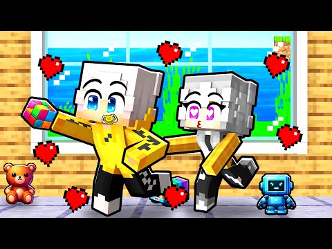 BABY EVELYN si è INNAMORATA di BABY ZEYXON in Minecraft!