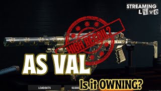 LIVE 🔴AS VAL - high recoiled gun?