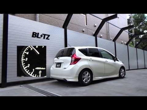 BLITZ / NUR-SPEC OVAL Ti E12 NISSAN NOTE EXHAUST SOUND