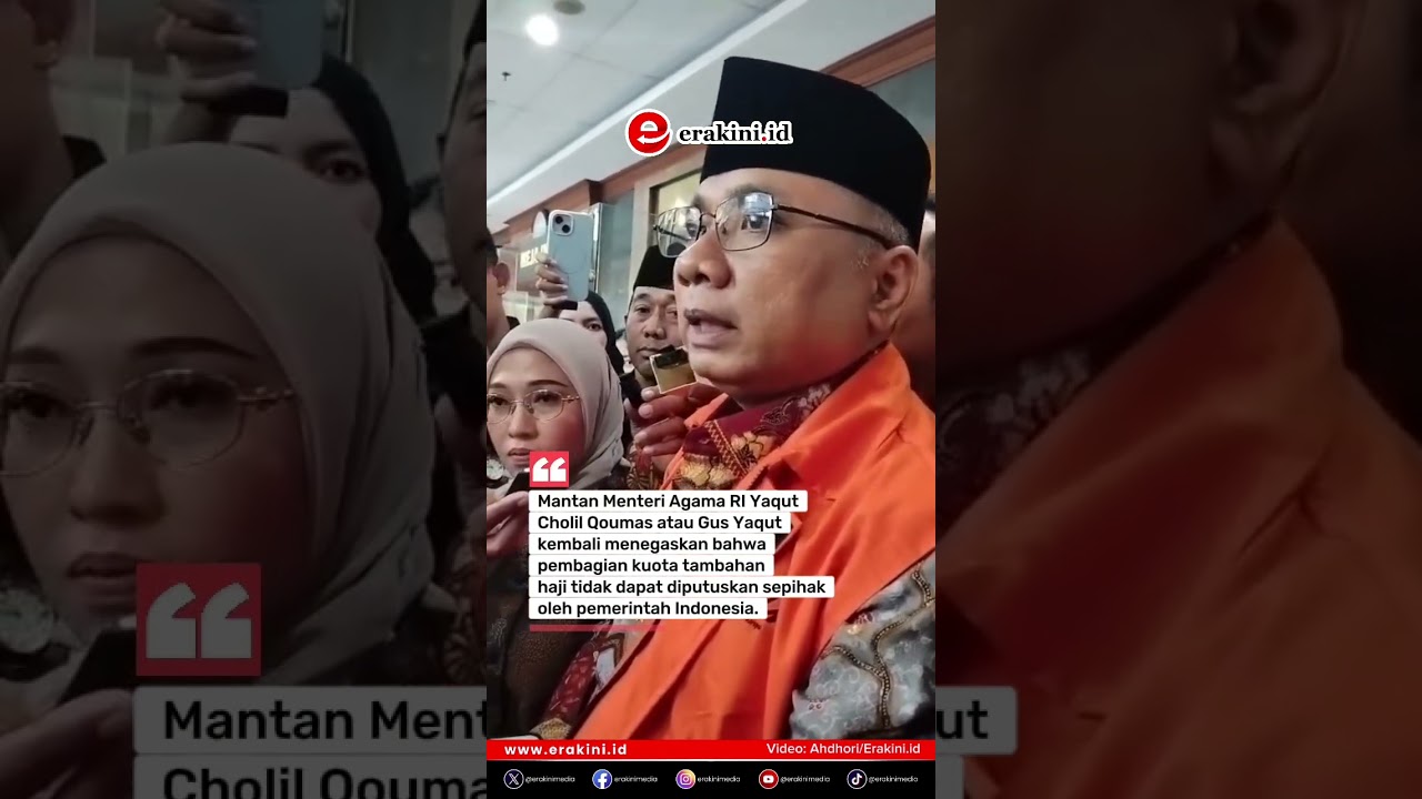 Kuota Haji Tambahan 2024, Gus Yaqut: Sesuai MoU RI-Arab Saudi