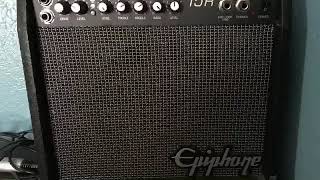 Video thumbnail for Epiphone Studio 15R demo, Clean channel, Phrygian scale jam by Guitar Man3YT